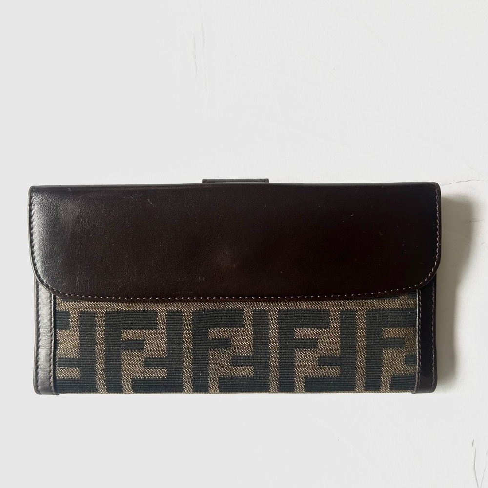 Fendi Zucca Canvas Wallet